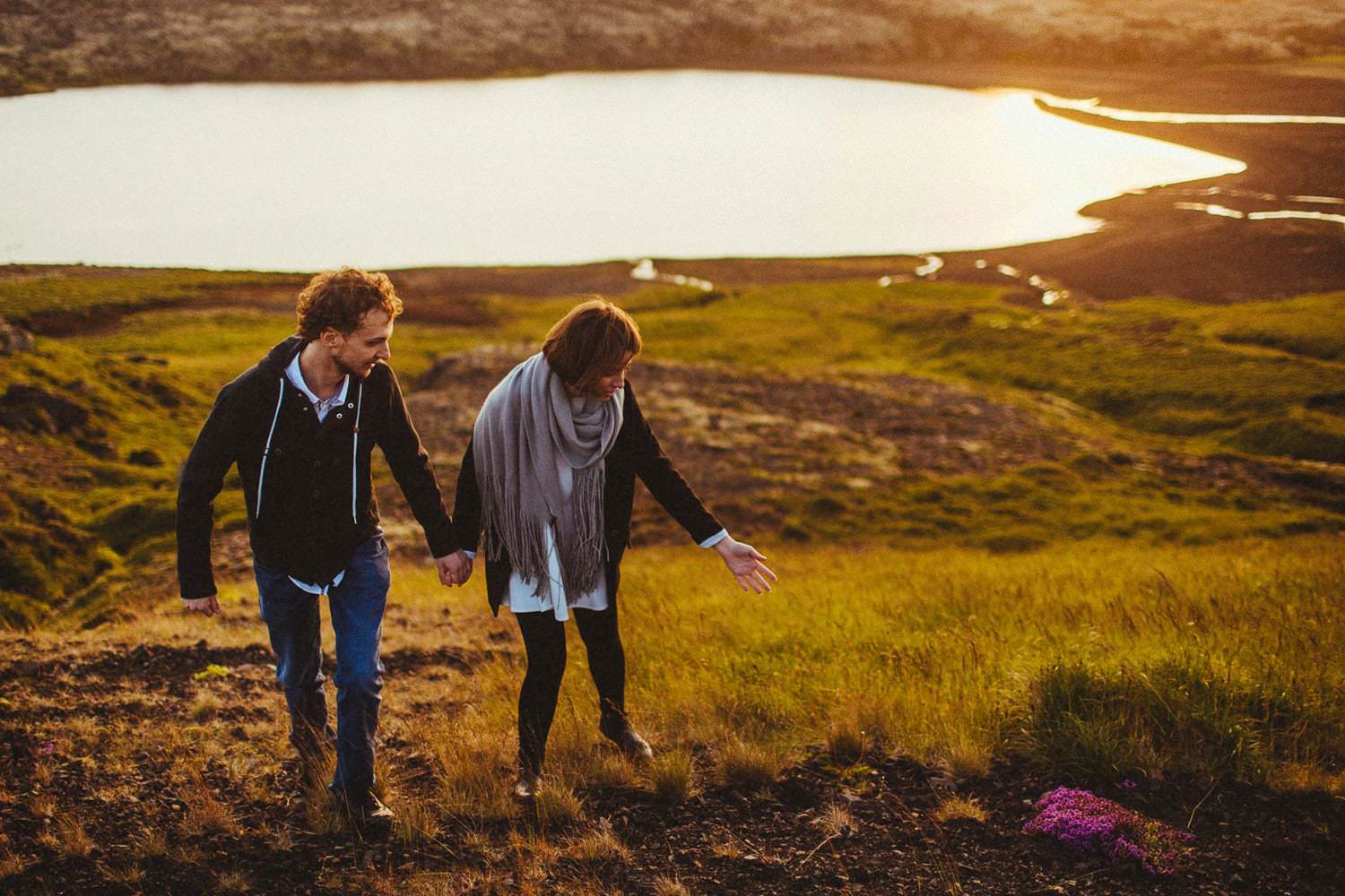 iceland engagement session
