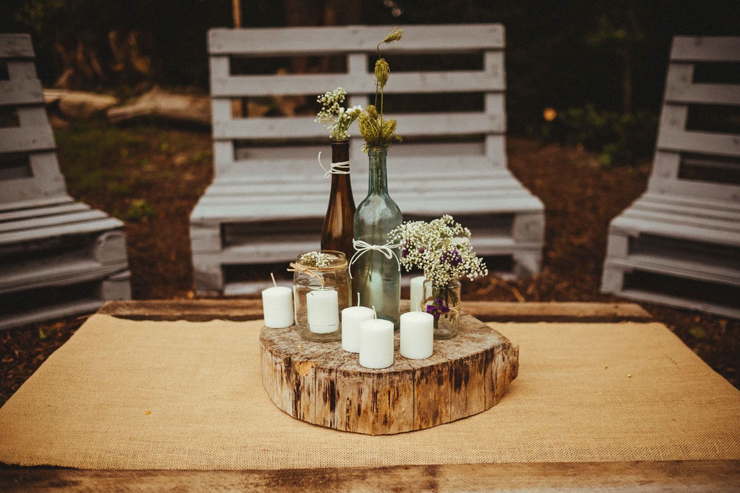 DIY barn wedding